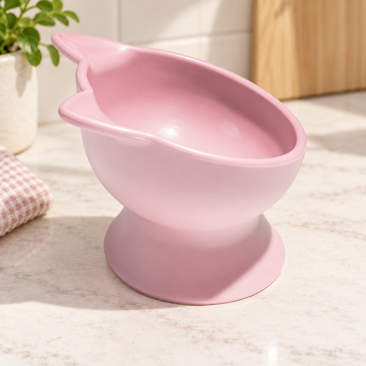 Cat Ear Elevated Feeding Bowl