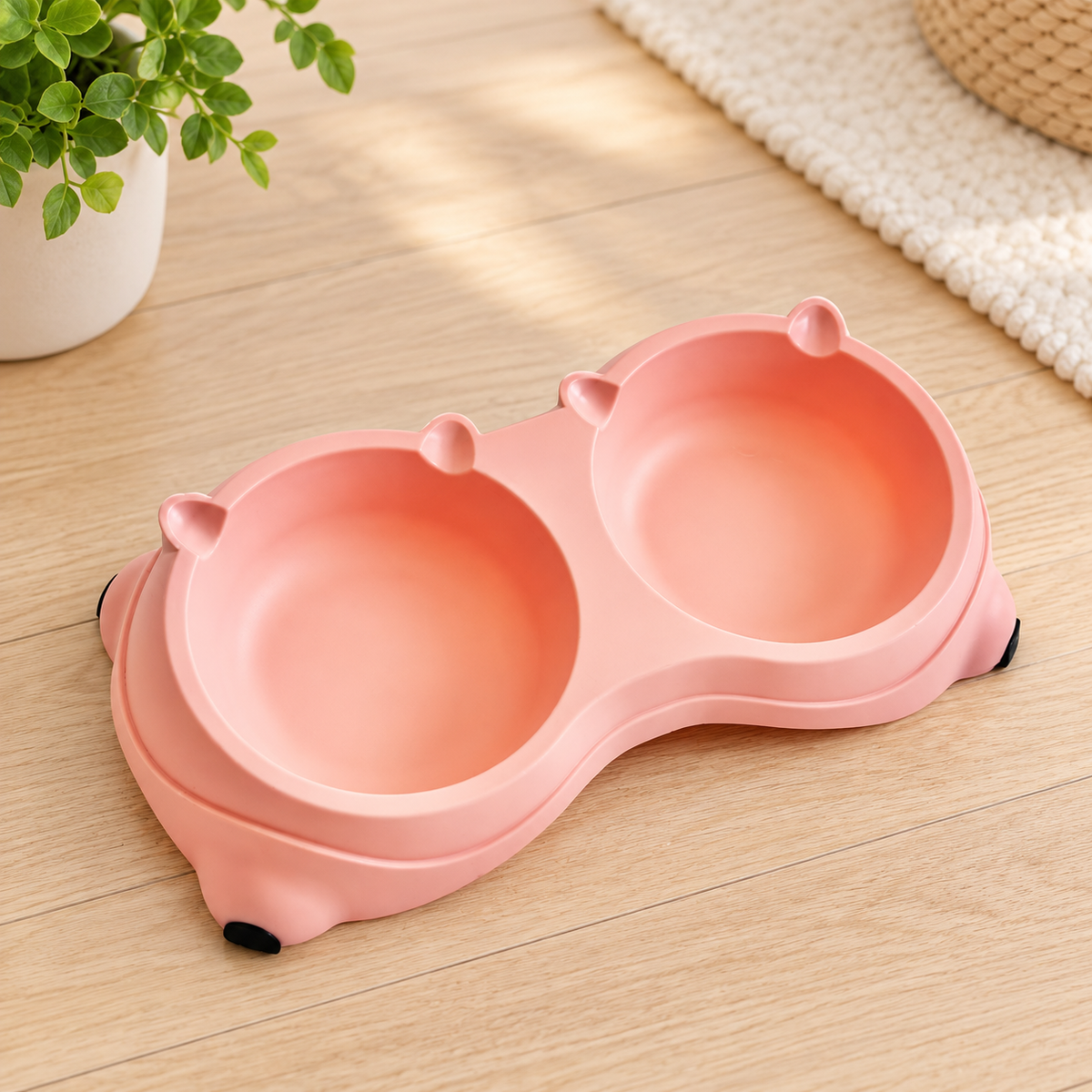 Tilted Anti-Slip Pet Bowl