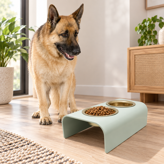 Double Elevated Pet Bowl